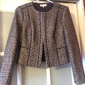 Tory Burch purple sparkly blazer - size 4